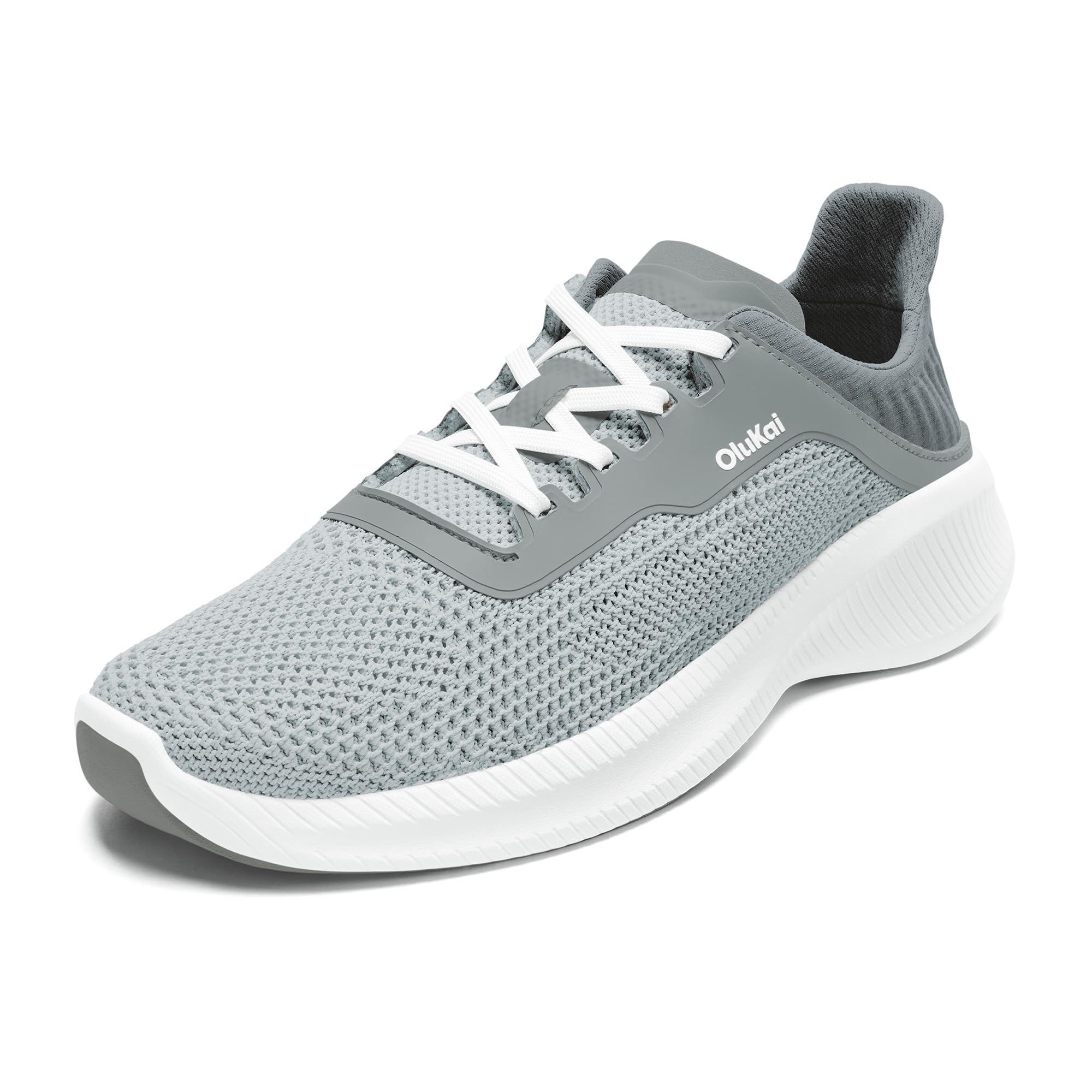 OLUKAI Island Hopper Women's Sneakers, Travel Ready & Versatile Athletic Shoes, Soft & Breathable Knit Fabric, Drop-in Heel Design