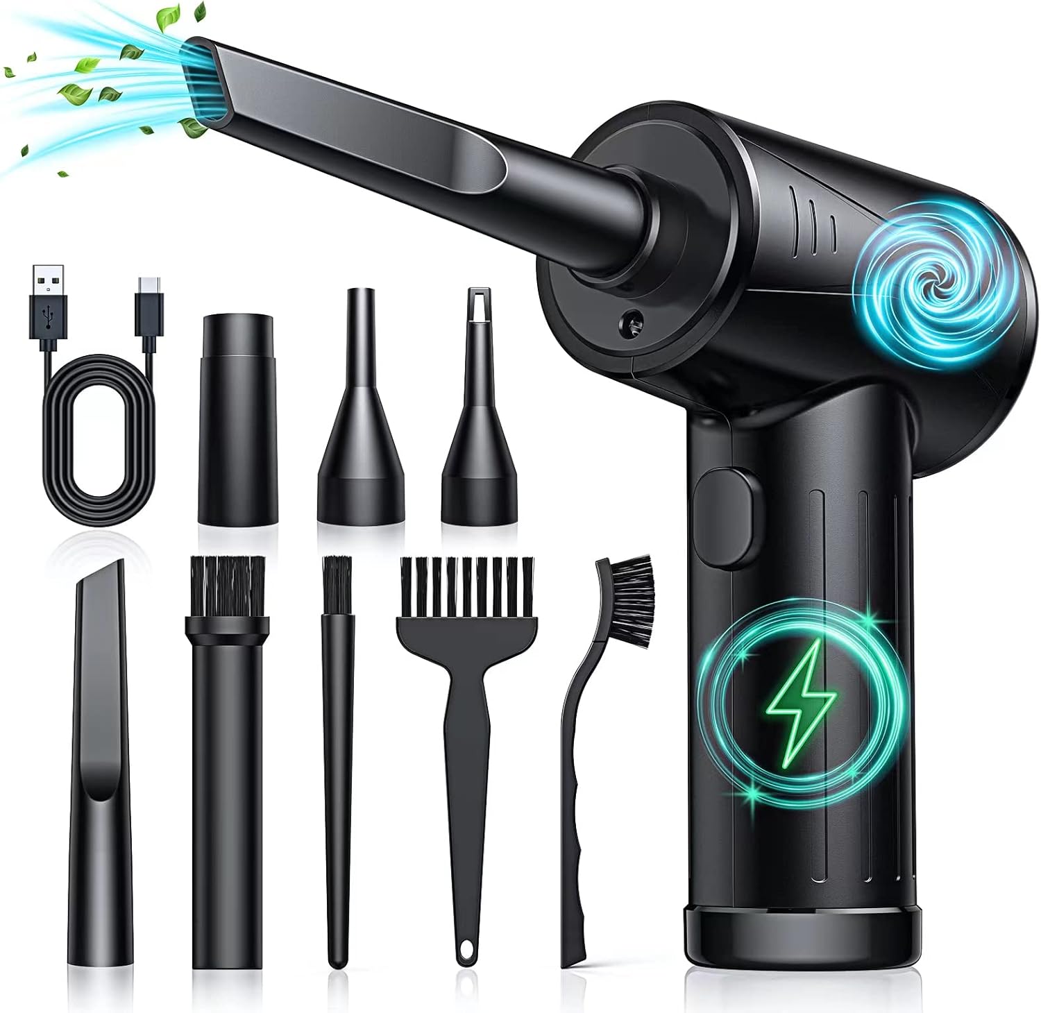 CompressedairdusterKeyboardcleaner160000 RPM Electric air dustersReplace air