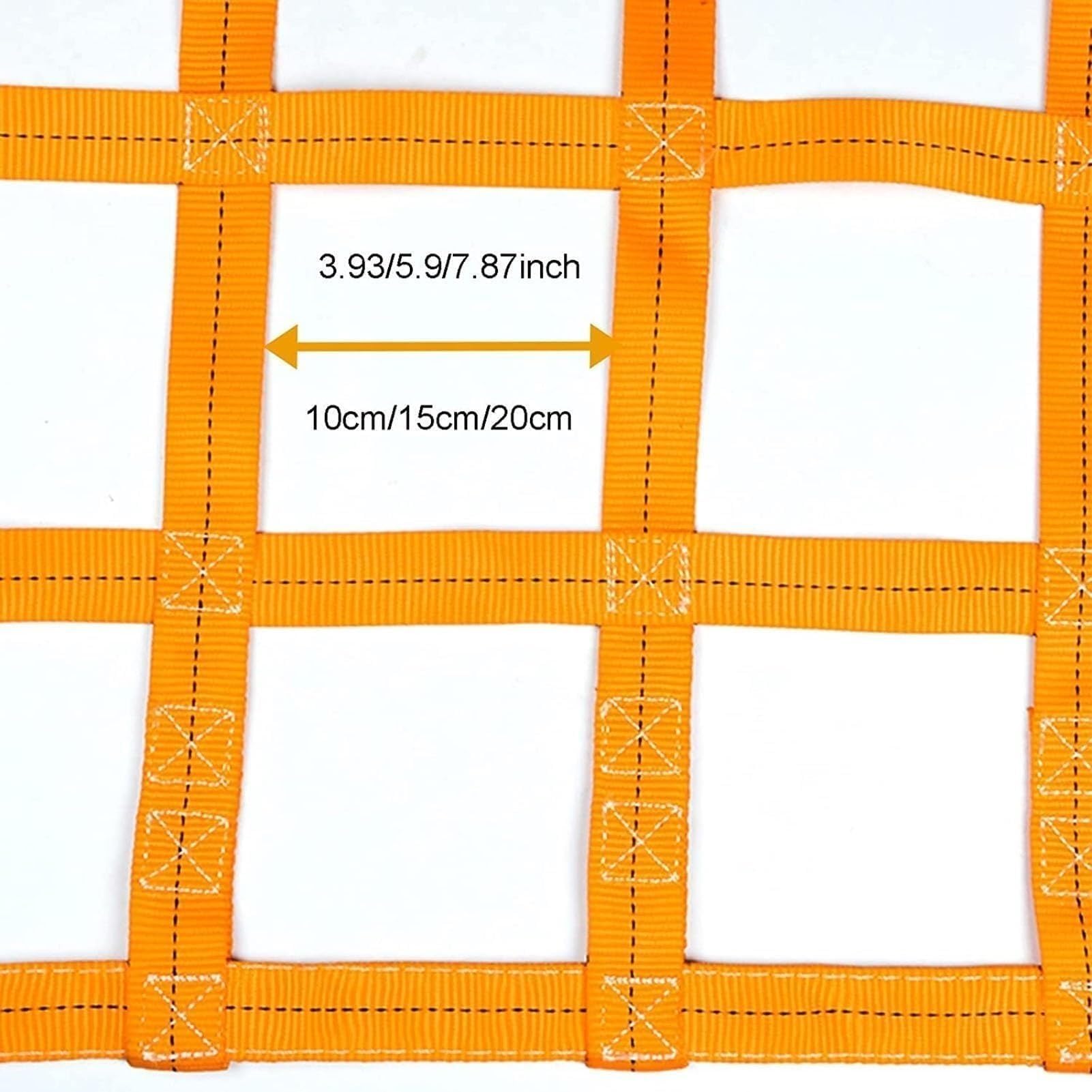 Hebe- Und Lastennetze – Elastische Ladungsnetze, Sicherheits-Hebegurte, Flache Nylon-Hebenetze, Für Lager, Industrie, Bauwesen & Klettersport(1 X 1M/Mesh 10cm/Load 1t)