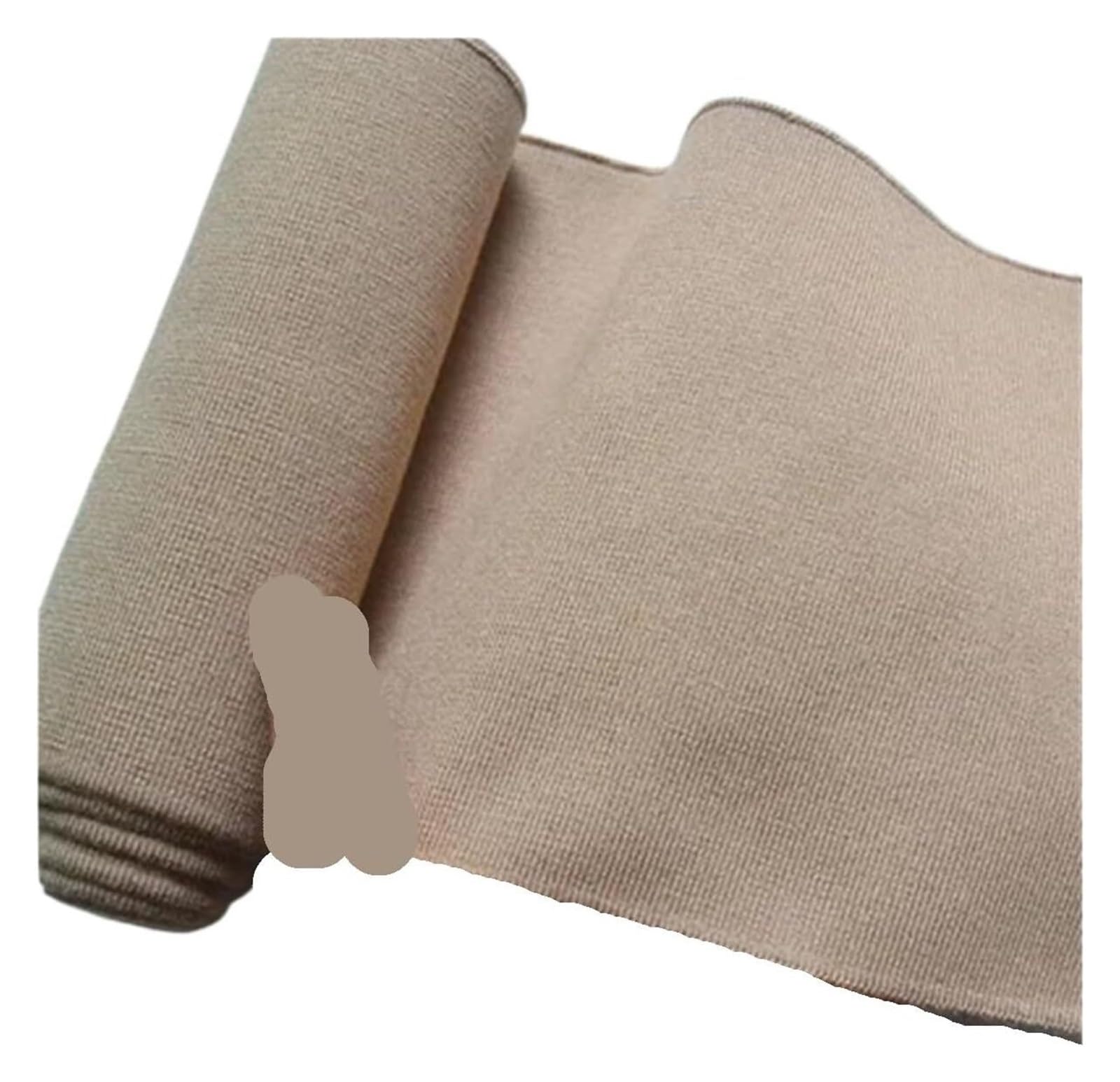 Rib Knit Cuff, Fine Ribbed Elastic Cuffs 15cm Wide 1m Multicolor for Neckline Hem Trouser Opening Sweater(Khaki)