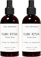 Vista 28 de Muse Apothecary Flush Ritual - Aerosol para inodoro aromático y refrescante, usar antes de ir, 4 onzas, infundido con aceites esenciales naturales