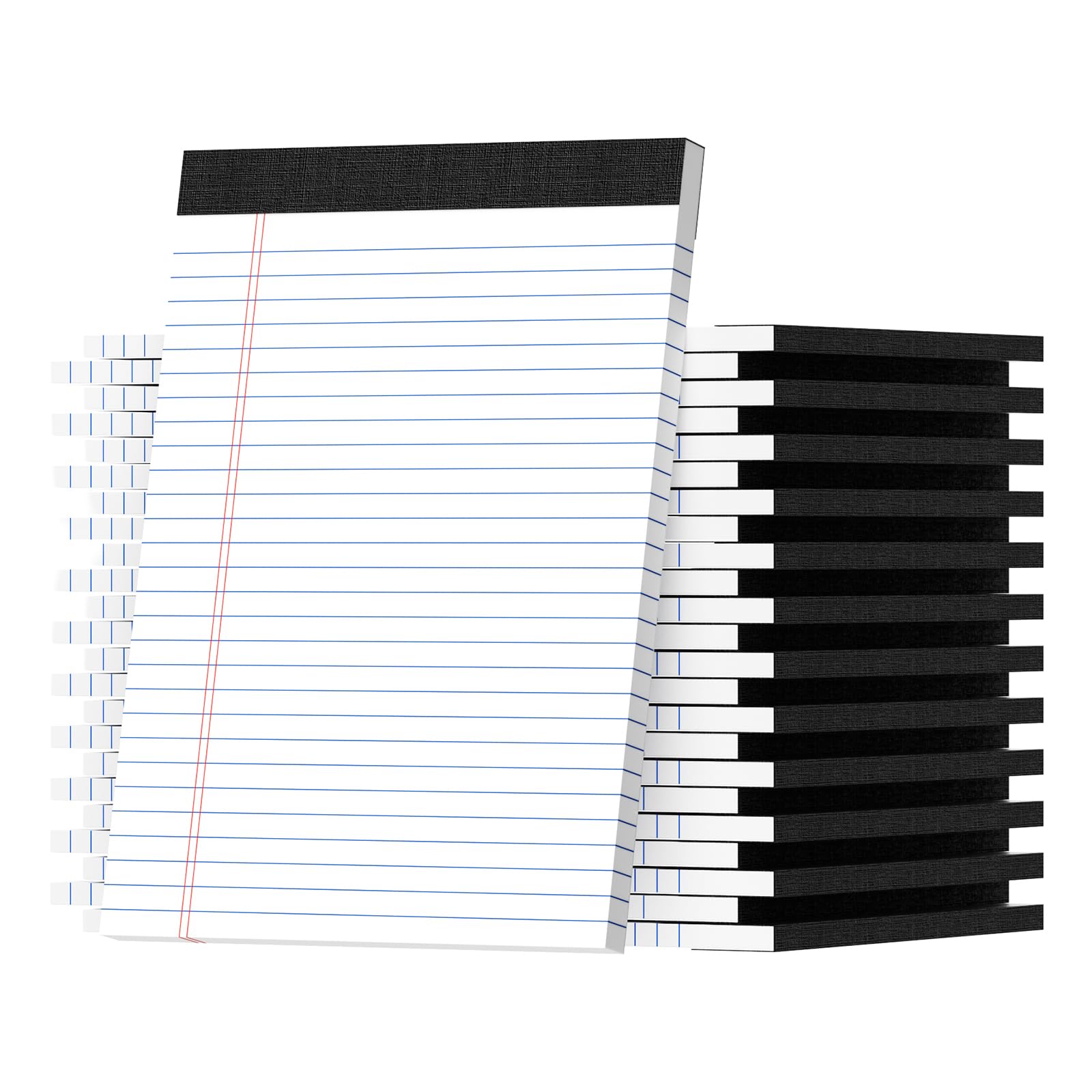 Legal Pads 8.5 X11.75, Narrow Ruled Notepads, 24 Pack, 30 Sheet/Pad, White Legal Pads, Tear Off Notepad, Perforated Writing Pad, Notebook Paper