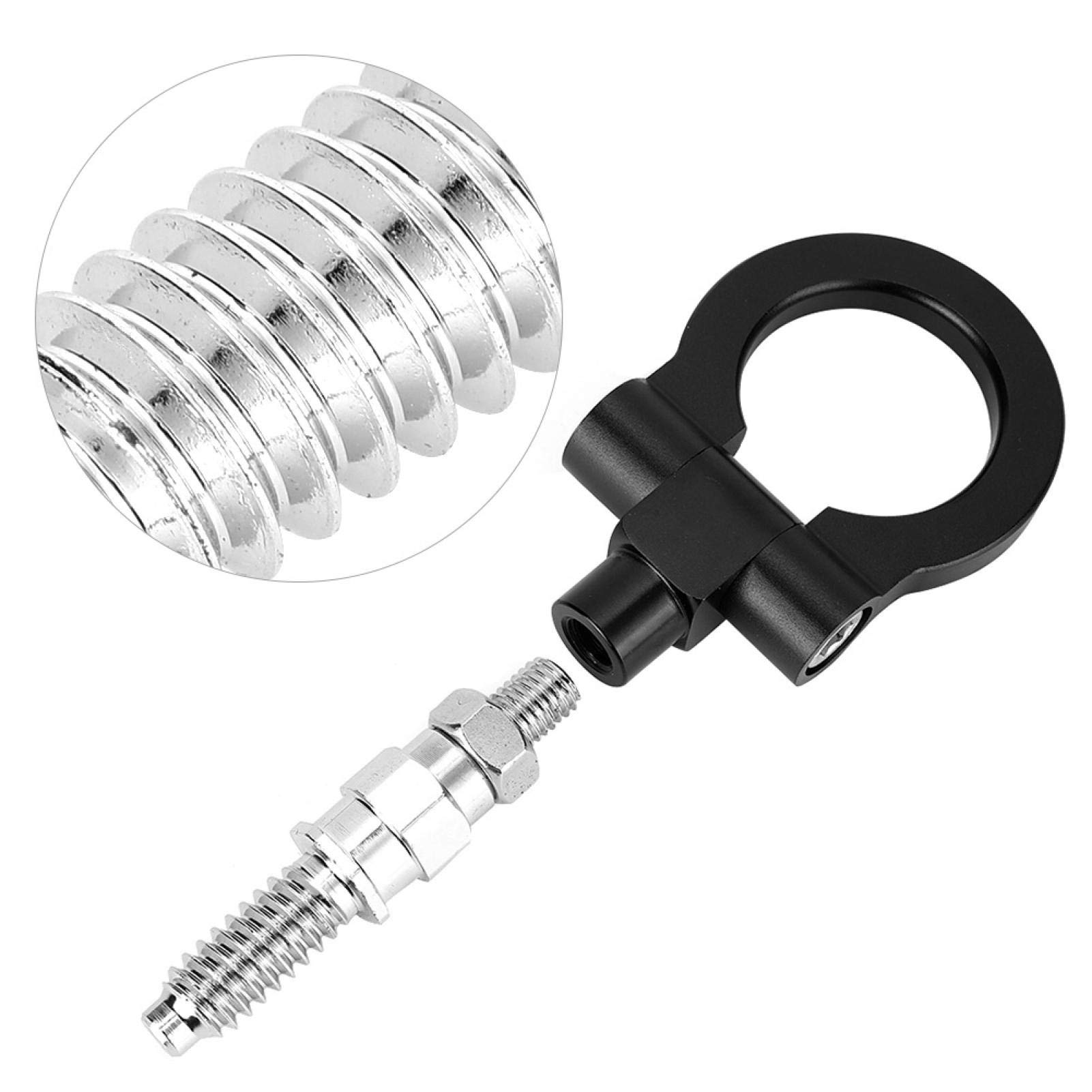 Gancio Traino Anello Bullone Gancio Traino Anello Gancio per Rimorchio Gancio Anteriore e Posteriore Gancio Traino per Rimorchio CNC per Auto Europea per Serie 3 E39 E92 E91 E90