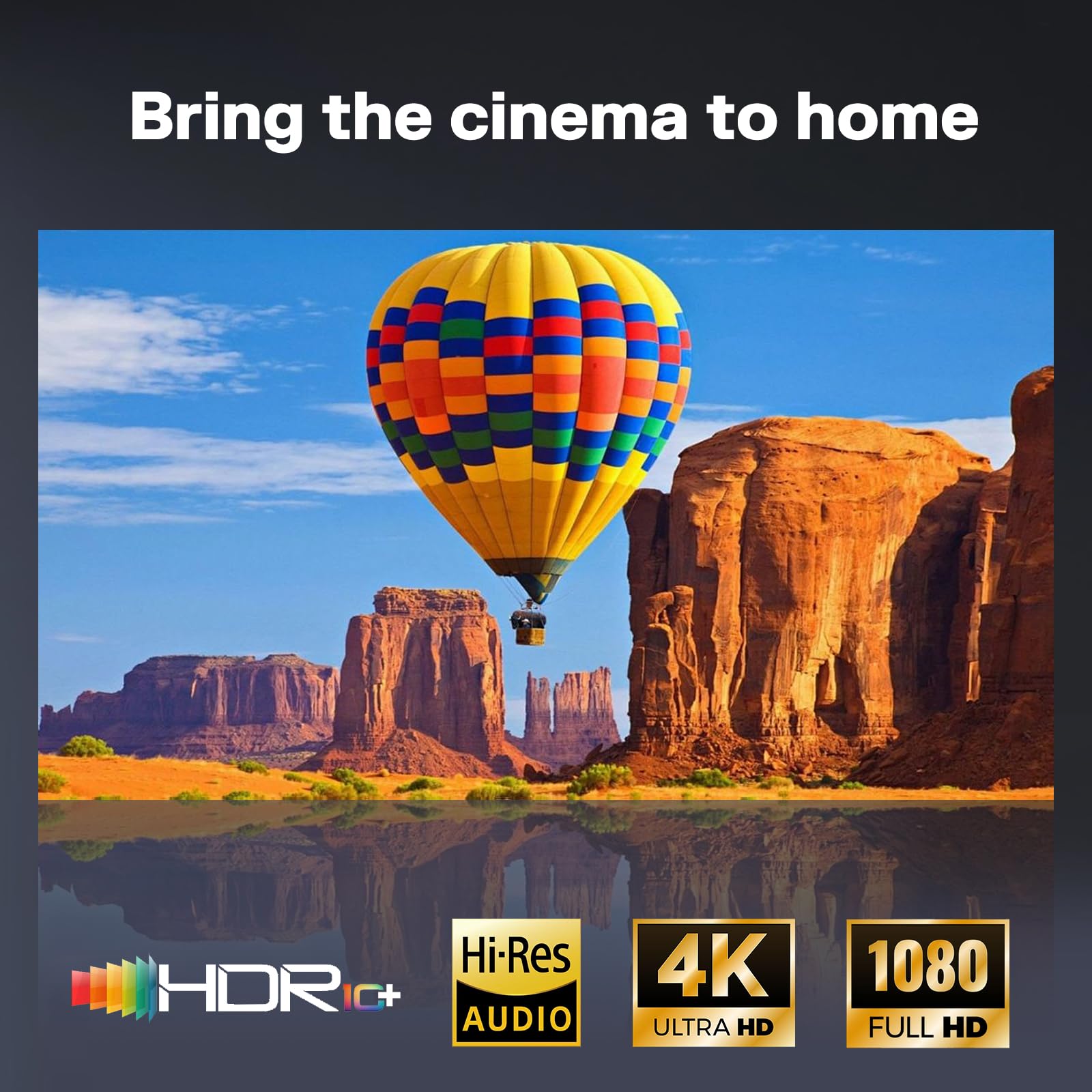 Mini Proiettore [App integrata] Fuoco Automatico Proiettore Portatile 4K UHD WiFi 6 BT5.2 Cinema a Casa Portatile Keystone Compatibile con iOS/Android/TV Stick/PS5/Xbox Latenza Bassa Ruotabile 180°