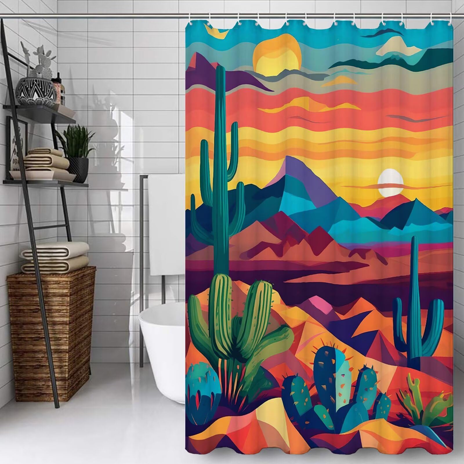 Rideau douche couleur 150x210cm lavable imprimé dessin animé