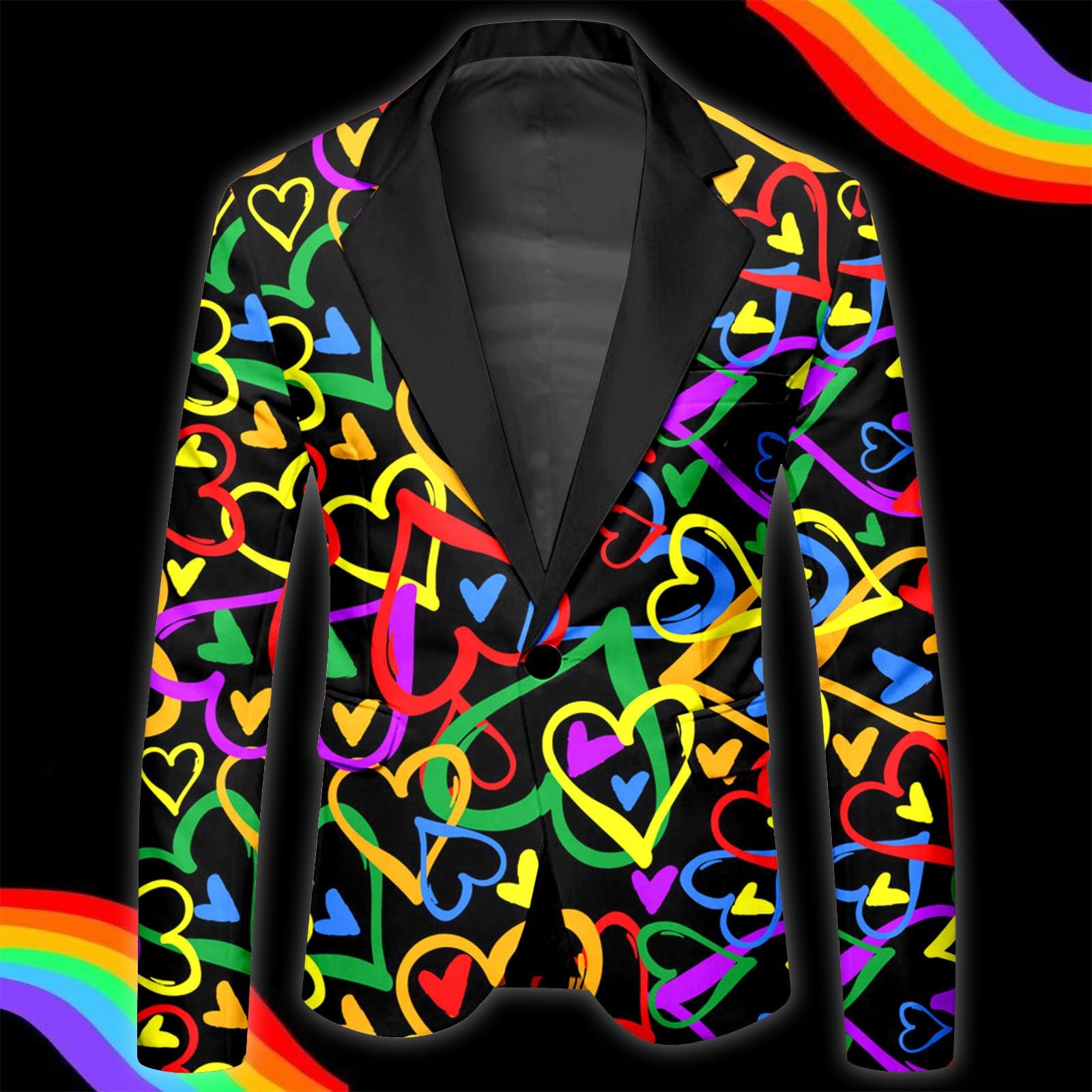 Galaxy Costume pour homme Coupe ajustée Veste de costume 3D Galaxie Imprimé Veste de dîner Veste graphique Galaxie Univers Étoile Espace Fête Suits Blazer pour homme