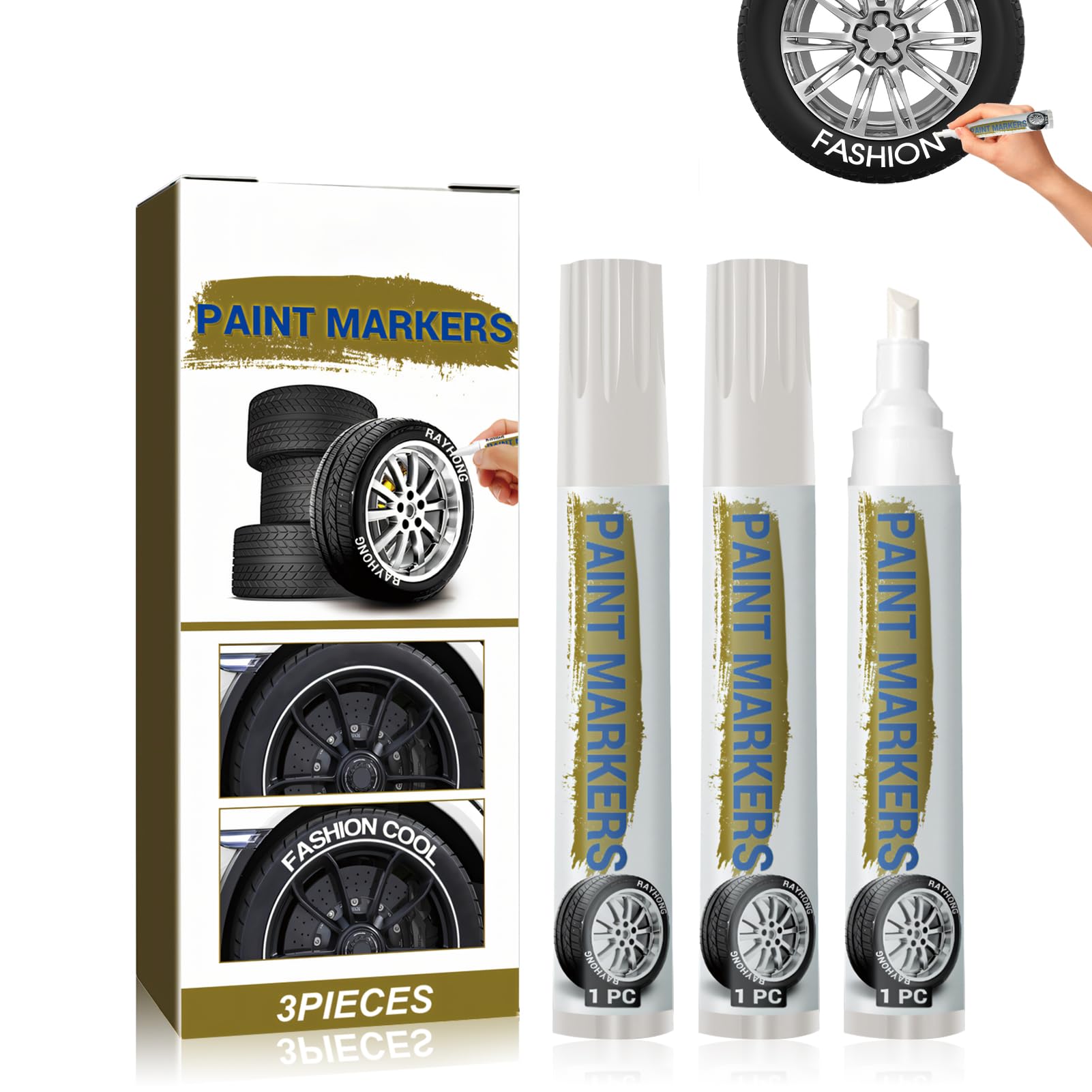 5 Pièces De Coulis Blanc, Imperméable, Stylo Réparation , Pour Carrelage Mural, Joint Carrelage Sol Cuisine Et Salle Bain 89010022