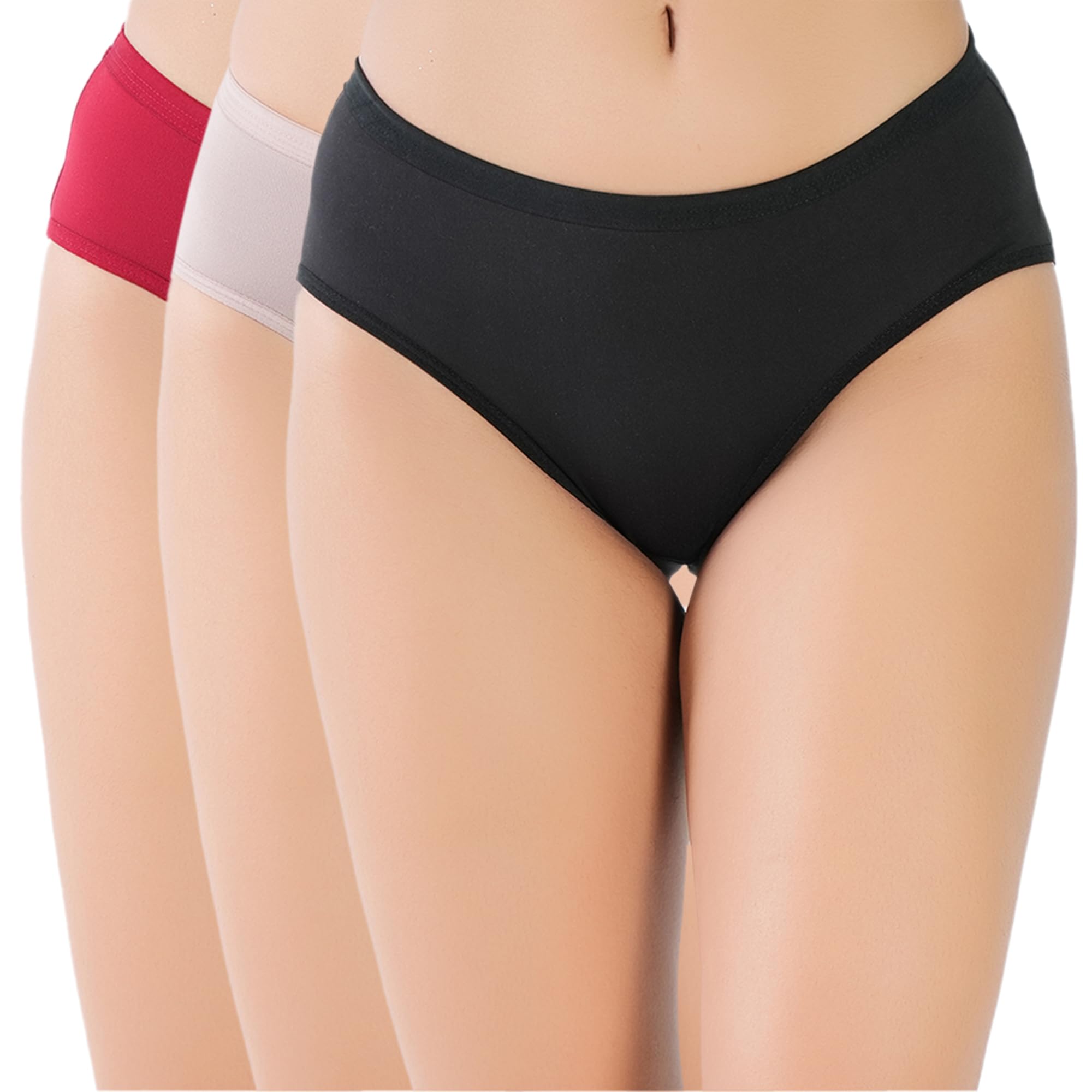 b-soft Women's Comfort Cotton Lycra Panties – Soft, Breathable, Seamless, & Stretchable Underwear for Everyday Wear – No Show, Tagless, Full Coverage Sizes-picture-22