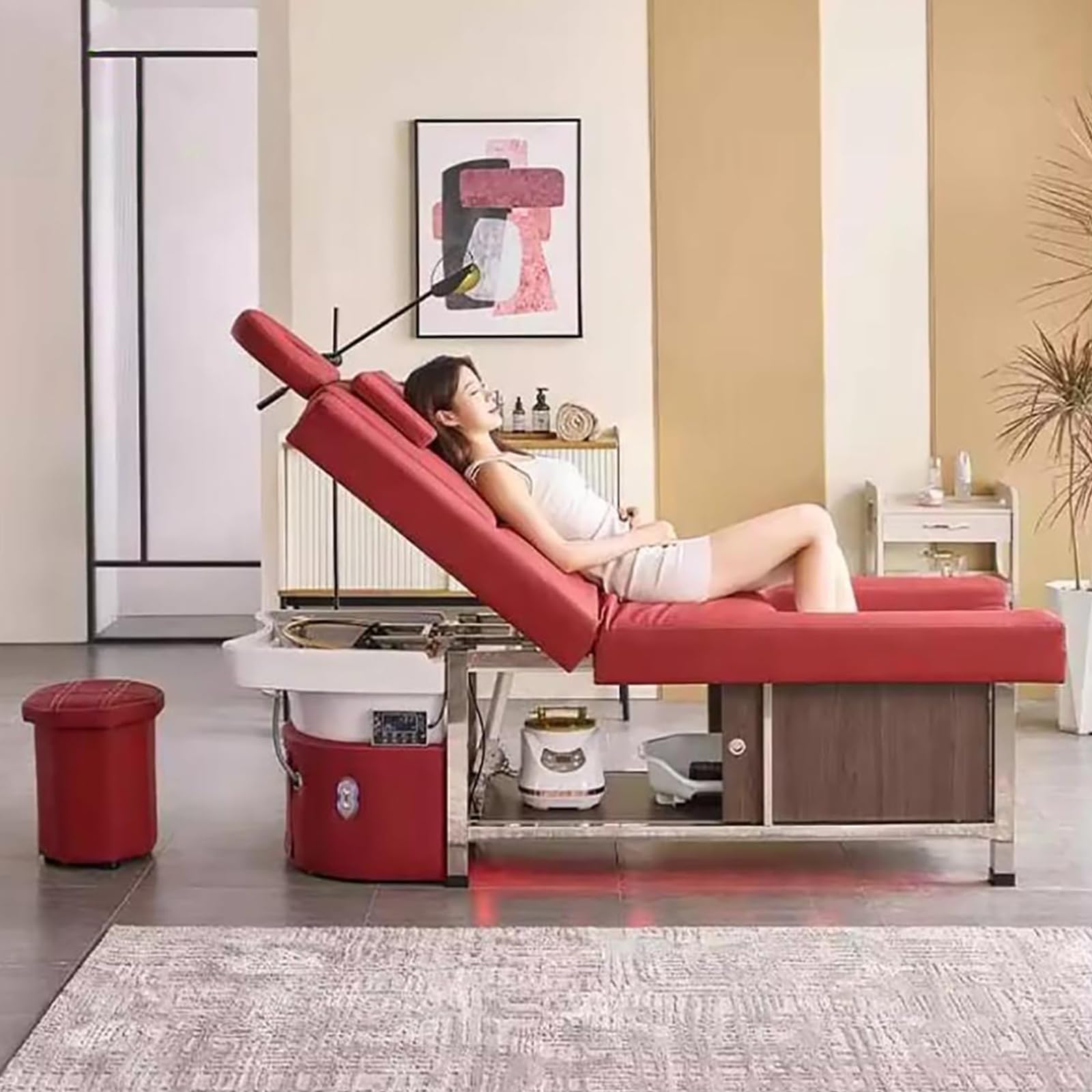 Szampon spa łóżko elektryczne podnośnik tajski masaż stała temperatura cyrkulacja wody masaż stóp