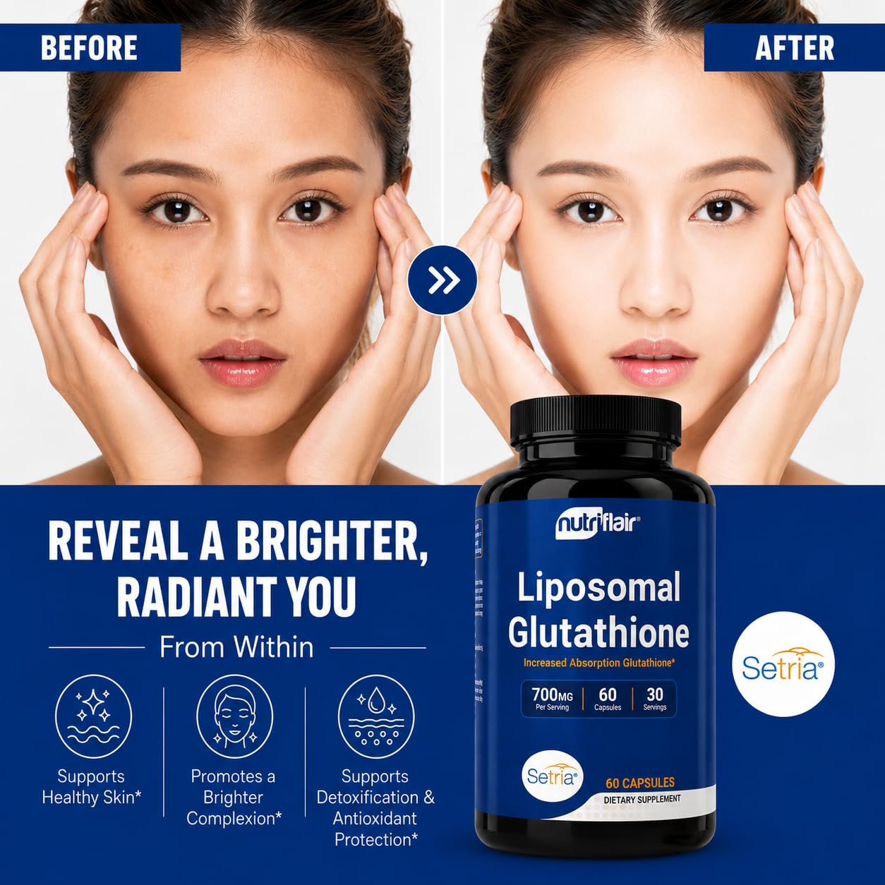 setria glutathione skin whitening Amazon.com : Swanson L-Glutathione Cream with 2 fl Ounce (59 ml) Cream : Beauty & Personal Care Setria Glutathione may brighten skin