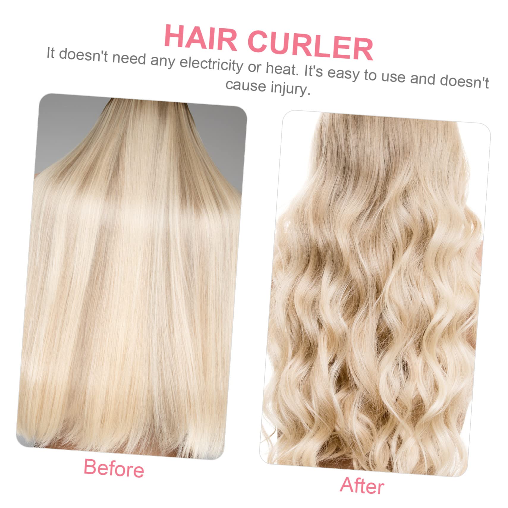 FRCOLOR 30stücke Teiliges Fleece Lockenwickler Hitze Für Sanfte Schlaf-haarstyler Für Geschädigtes Haar Aufwickeln Und Bequemes Tragen