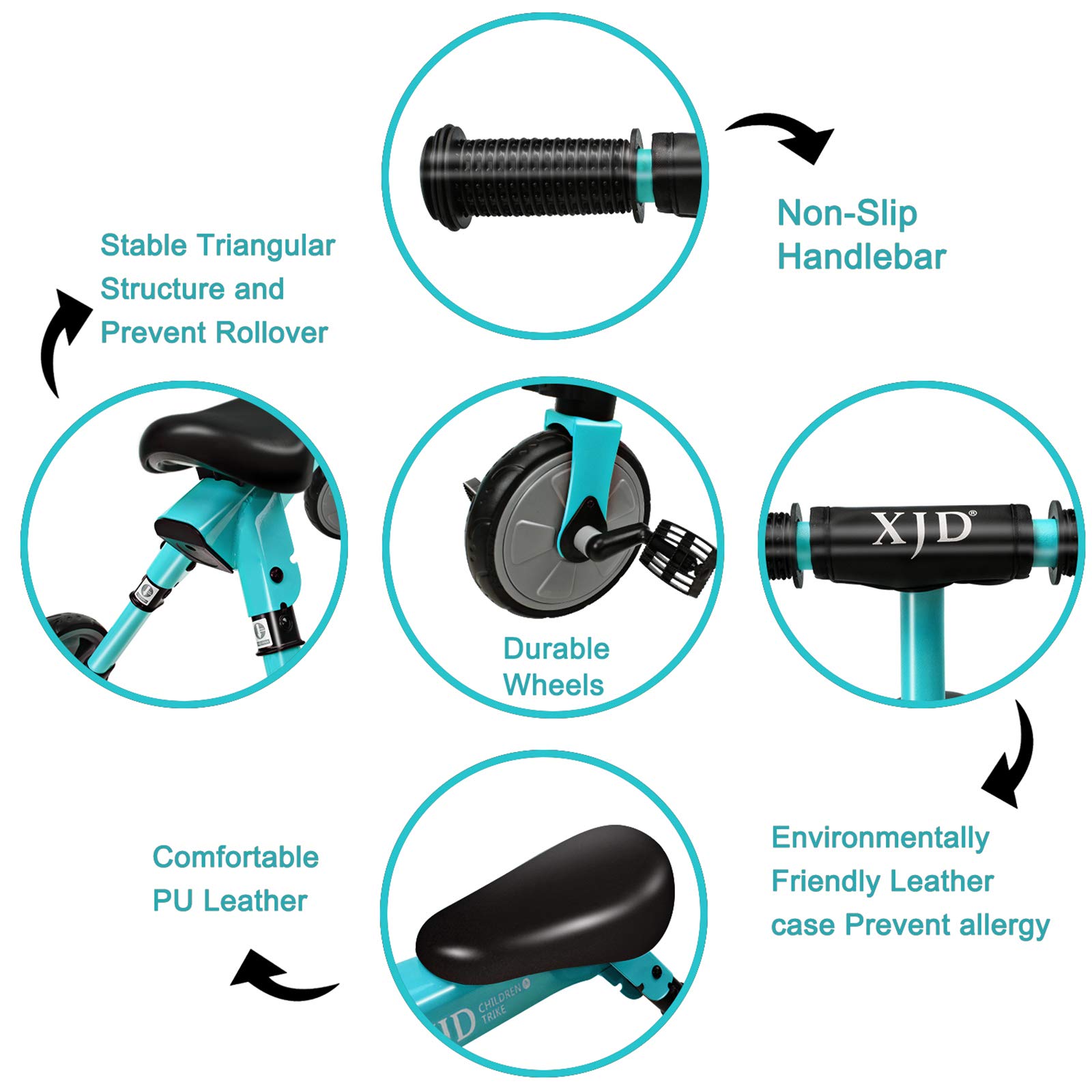 Buy Kids Tricycles for 2 3 4 Years Old and Up Boys Girls Tricycle Kids