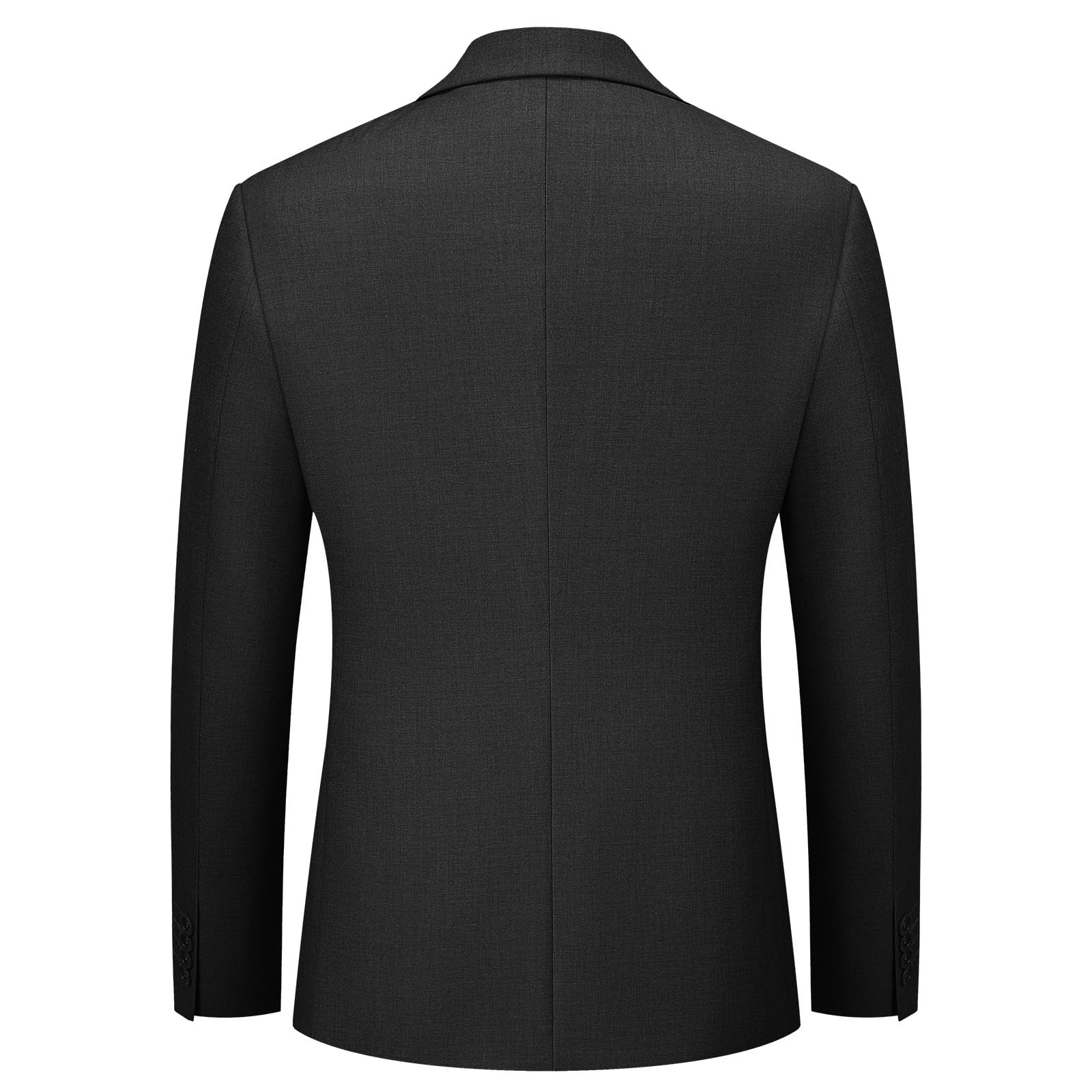 Blazer Homme Slim Fit Veste de Costume Formel Veston à Un Bouton Classqiue Couleur Unie Mariage d'affaires
