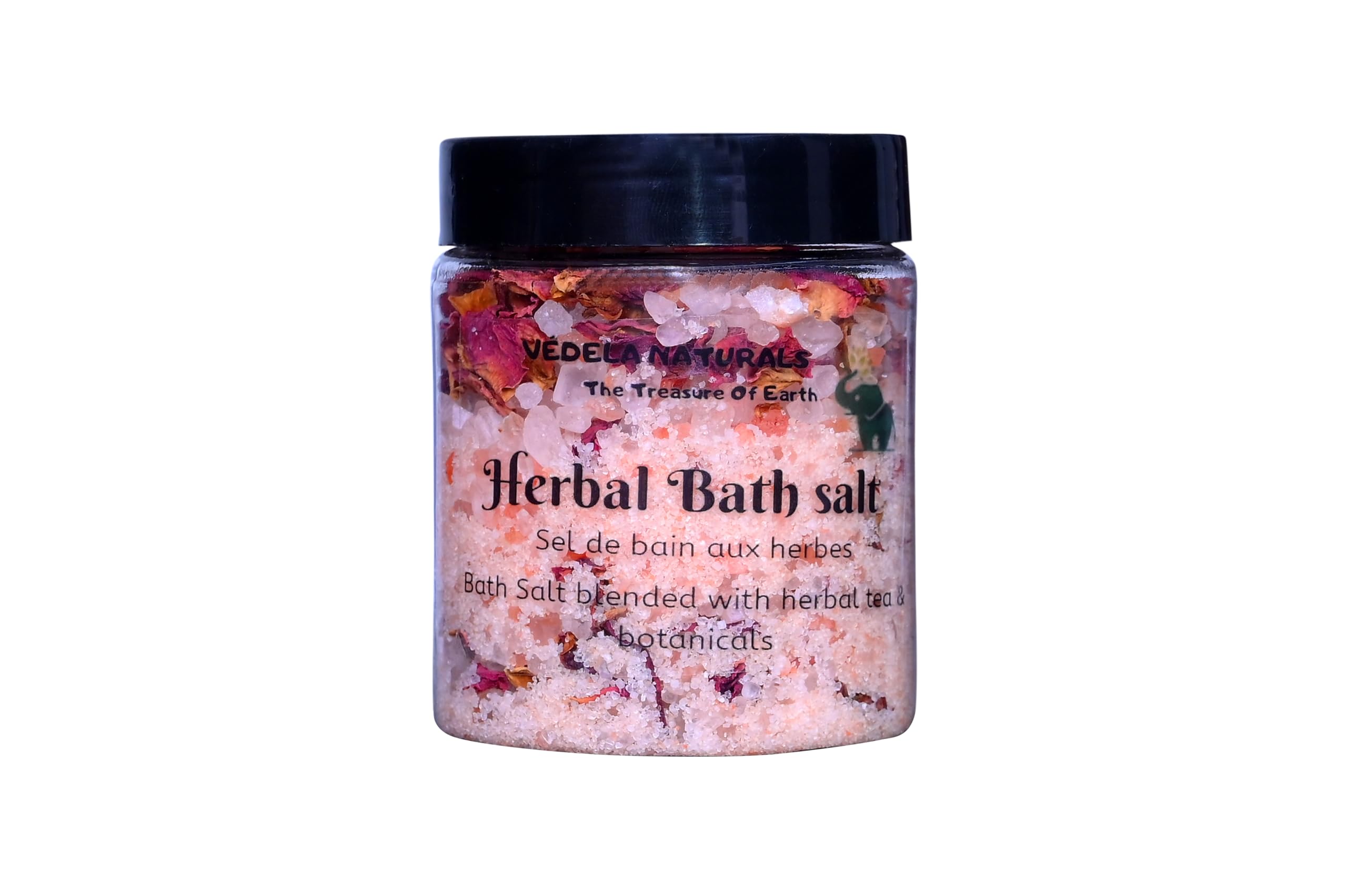VÉDELA Naturals- Bath salt | herbal bath salt | blended with flower and herbs foot soak (lavender & tea tree bath salt)250g-image-29