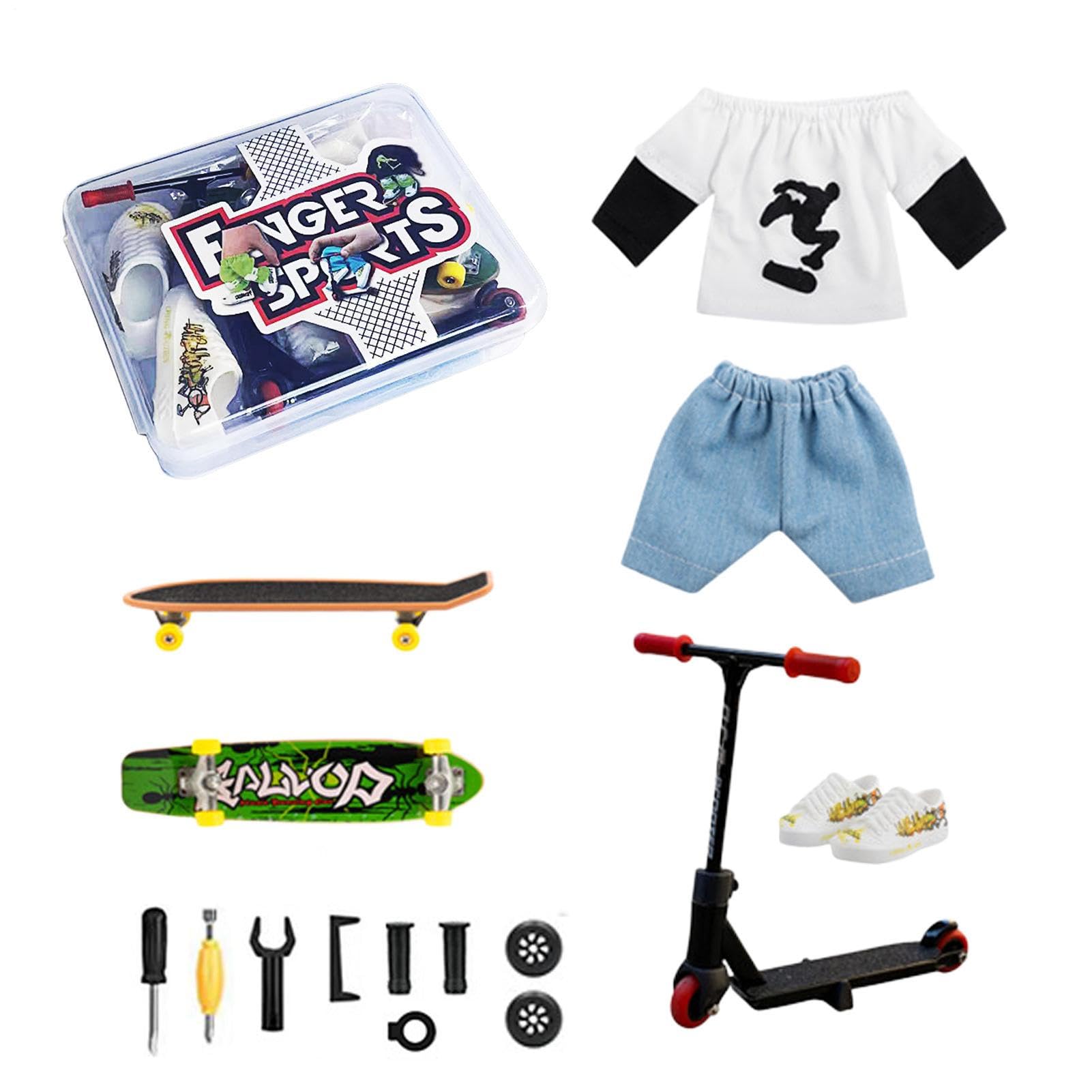 Skate Park Kit Mini Skateboards Skater Pants Shoes Party Supplies