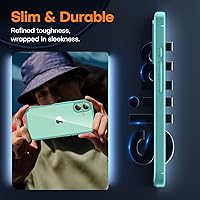 Vista 135 de TAURI Funda magnética 2 en 1 transparente para iPhone 14 Pro, compatible con Magsafe [no amarillenta] con protector de pantalla, protección de grado