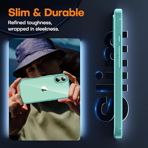 Miniatura 127 de TAURI Funda 3 en 1 para iPhone 13 Pro, [no amarilla] con 2 protectores de pantalla, funda delgada a prueba de golpes para iPhone 13 Pro, color negro