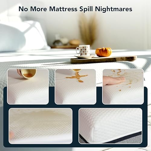Miniatura 4 de Lull - Protector de colchón, impermeable, resistente a las manchas e hipoalergénico