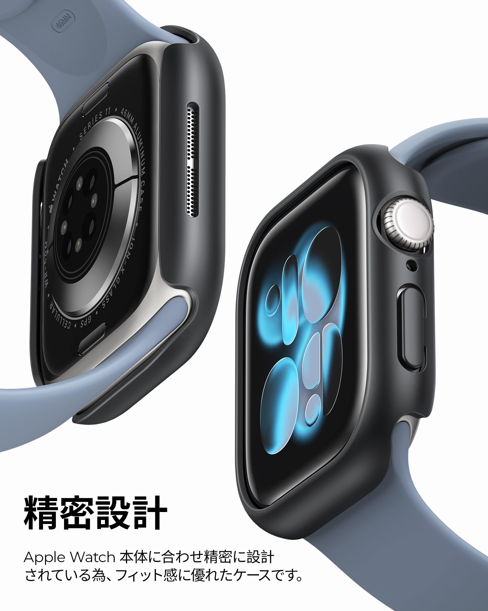 Amazon.co.jp: NIMASO Apple Watch Series 11/10 46mm ケース スリム