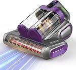Aspirateur à matelas sans fil 16Kpa, aspirateur à main avec lumière UV-C 253,7nm, filtre HEPA et ultrasonique, aspirateurs portables pour lit, canapé, fauteuil, berceau, cadeaux d'anniversaire pour femmes et hommes