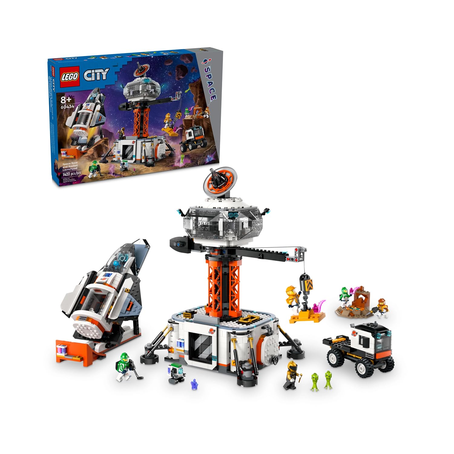 LEGO City Space Base and Rocket Launchpad Set 60434 (1422 Pieces) (B0CFVY3CZY) Amazon Price History, Amazon Price Tracker