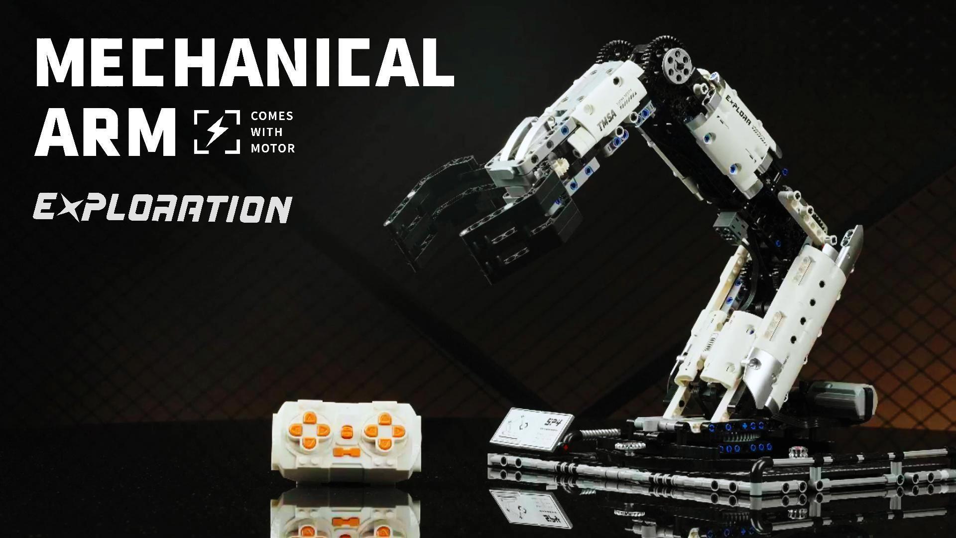 Amazon.com: Robotic Arm Building Blocks Set, Programmable Stem