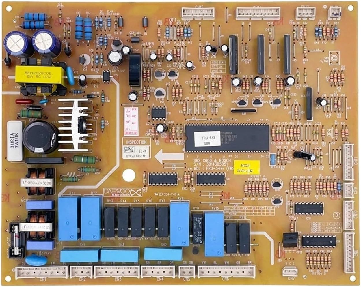 Refrigerator Control Board，Compatible for Siemens， 30143D5051 Circuit PCB Fridge Motherboard Freezer Parts,Refrigerator Accessories