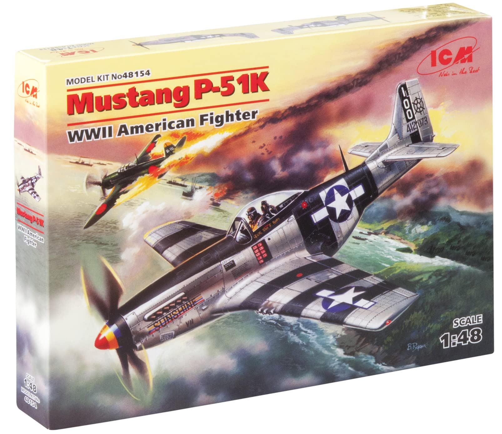 ICM1:48 - Mustang P-51K, WWII American Fighter