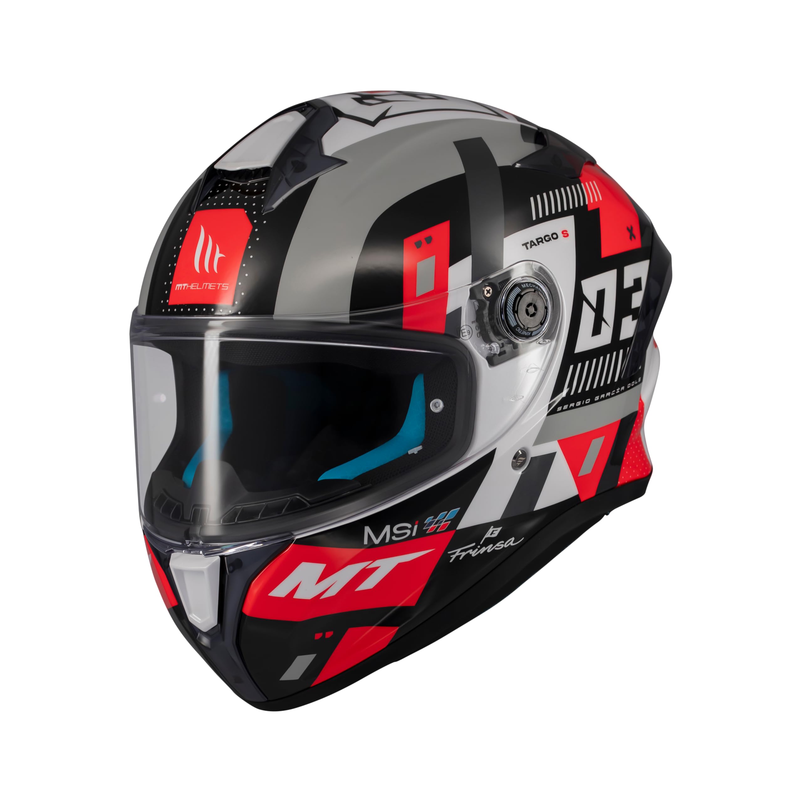 MT Helmets Targo S – Casco Moto Integral con Visor Solar Full Vision, Pantalla Compatible con Pinlock, Interior Lavable y Cierre Micrométrico | Calota HIRP | Homologado ECE 22.06 & DOT