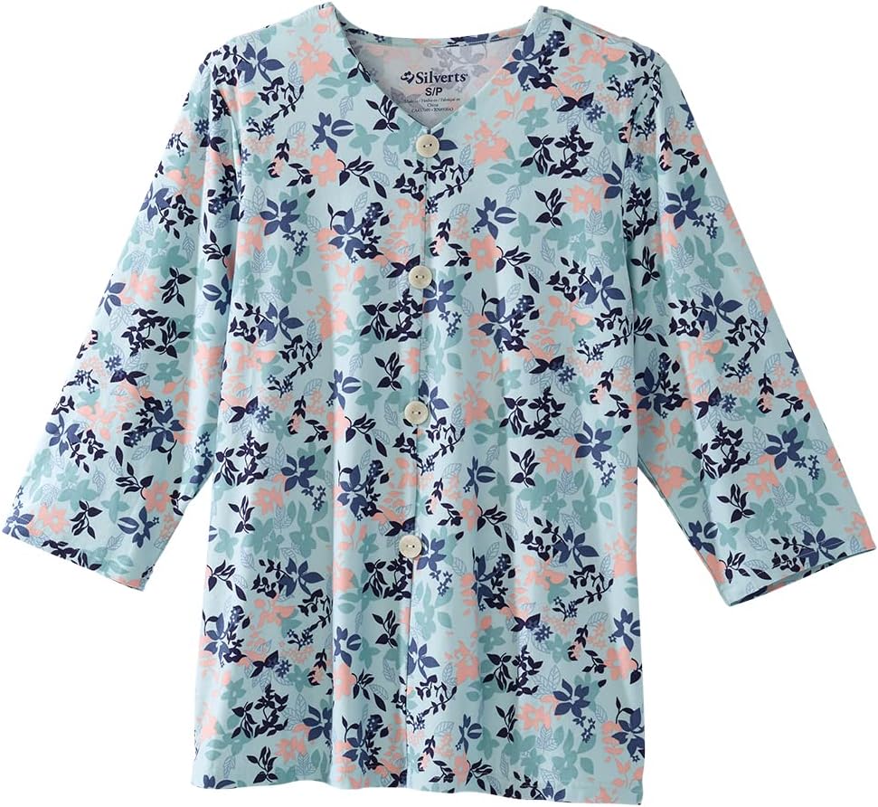 Women’s Open-Back Adaptive Faux Button Top