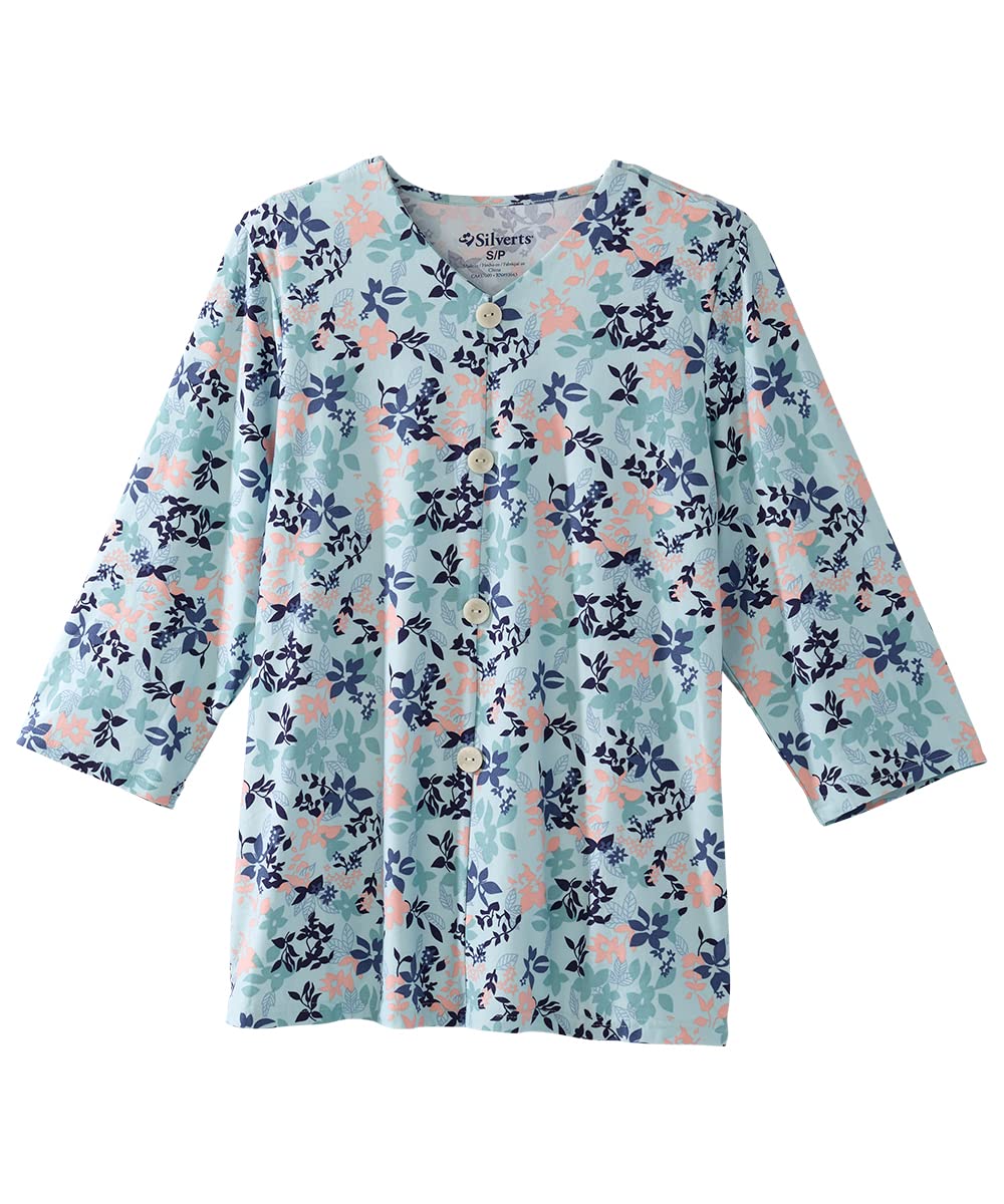 Women’s Open-Back Adaptive Faux Button Top