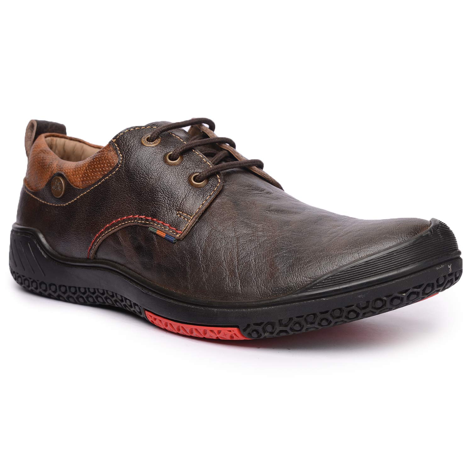 Buckaroo LMAR Genuine Leather Brown Casual Shoes for Mens