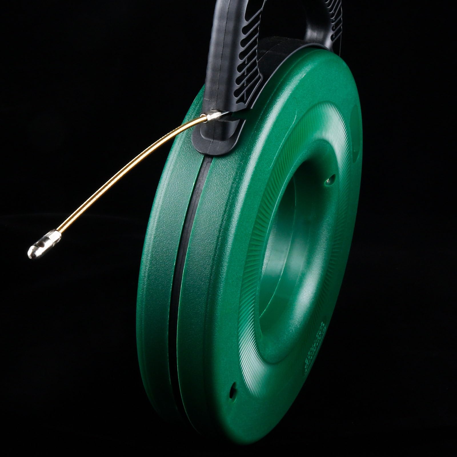 Cinta de pescado de alambre de acero de 50 m para electricista, herramienta profesional de electricista para cableado eléctrico, extractor de conductos ABS con núcleos de acero