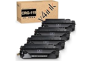 4PK Compatible Toner Cartridge Replacement for Canon 119 CRG-119 Toner Pack