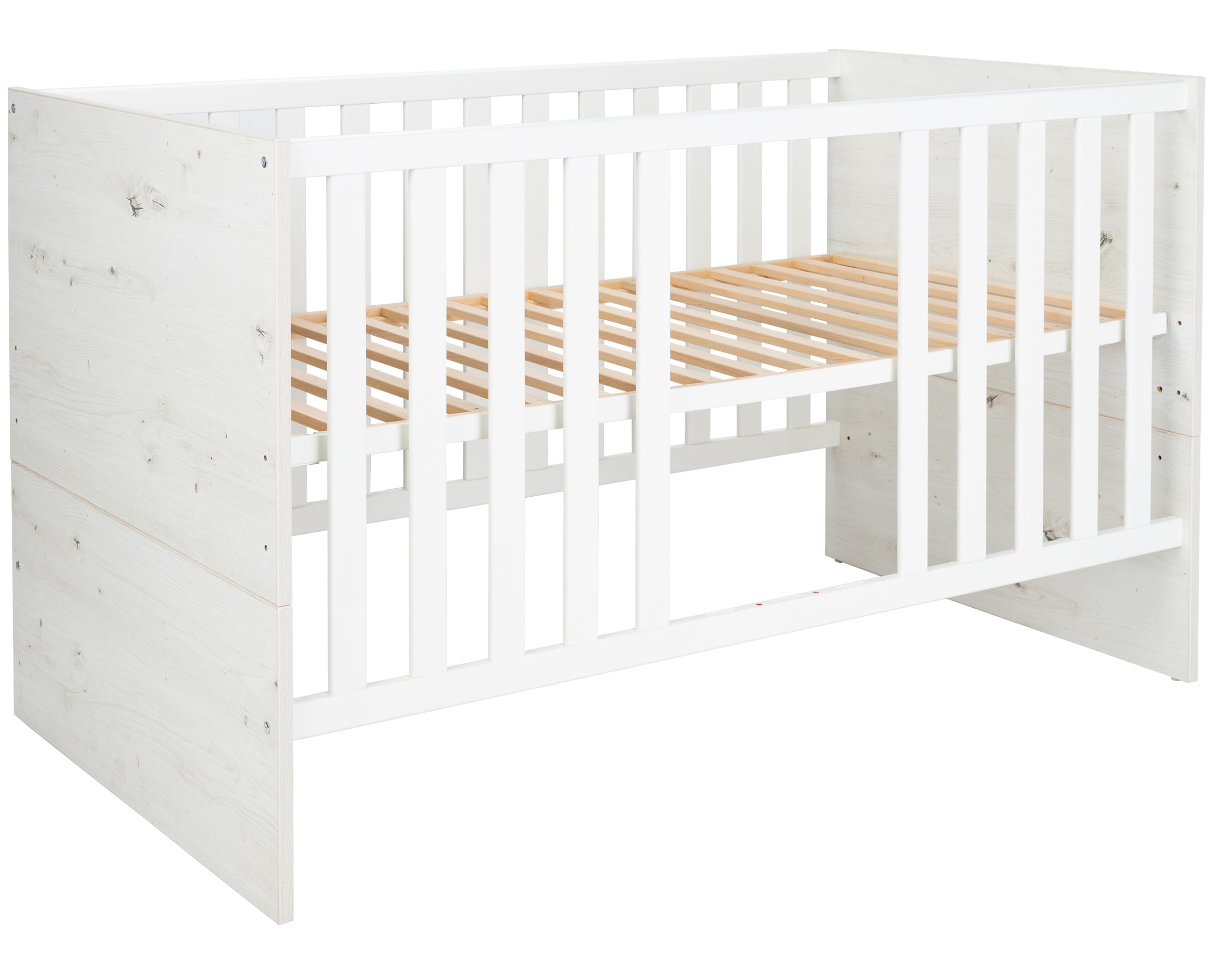 Lavea Babymöbel-Set 3-teilig Kleiderschrank Wickelkommode Bett