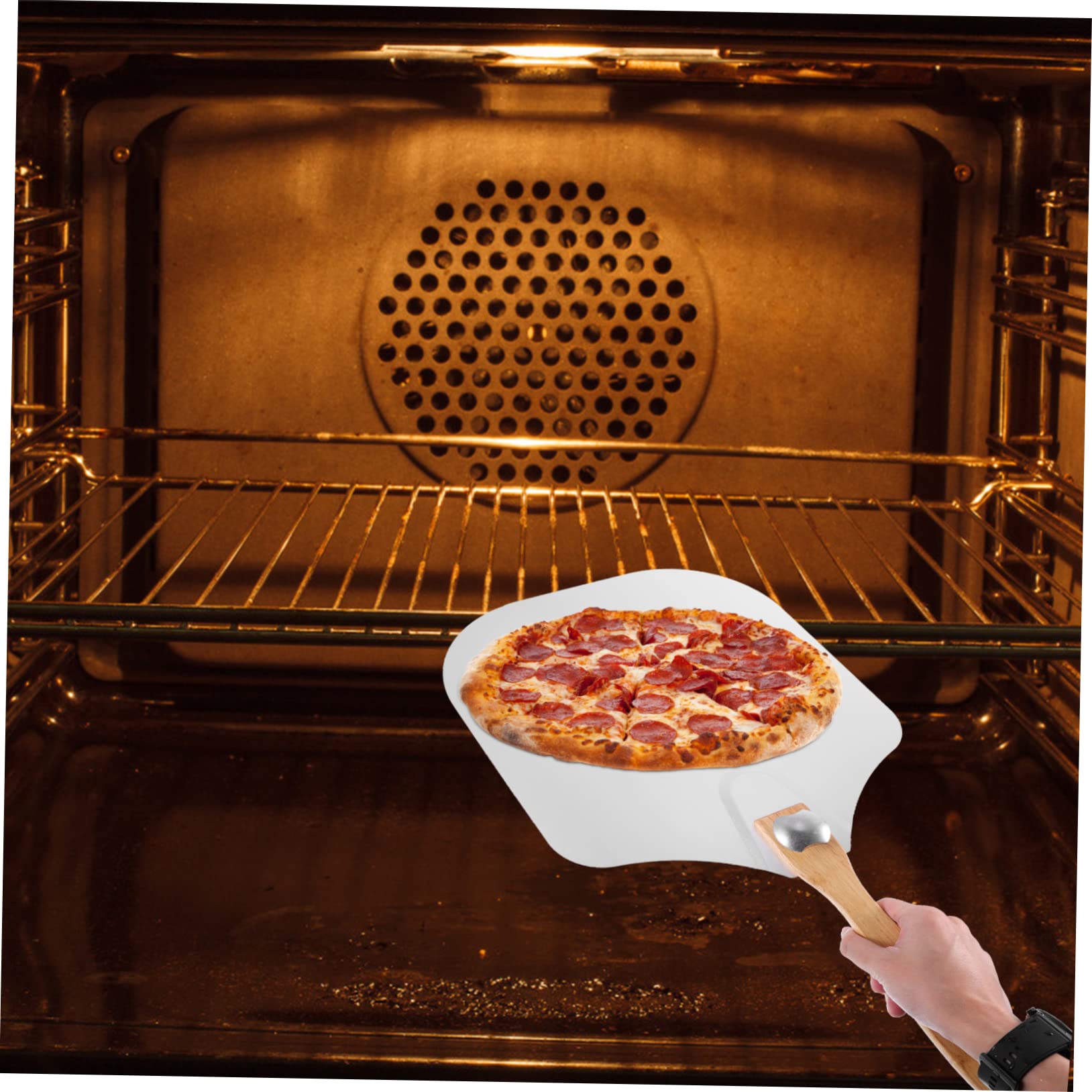 Spatola Pizza in Acciaio Inossidabile Pieghevole con Manico