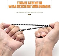 Vista 5 de Paquete de 30 cuerdas elásticas de bolas, 6 pulgadas, resistentes para toldos, lonas, cuerdas elásticas para camping, tiendas de campaña, carga