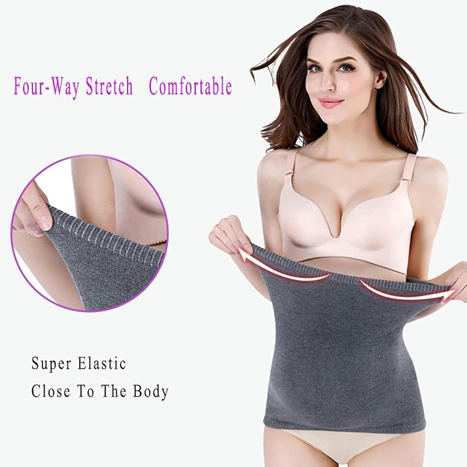Radiation Protection Belly Bands EMF Anti-Electromagnetic Silver Fiber Clothes Maternity Apron During Pregnancy