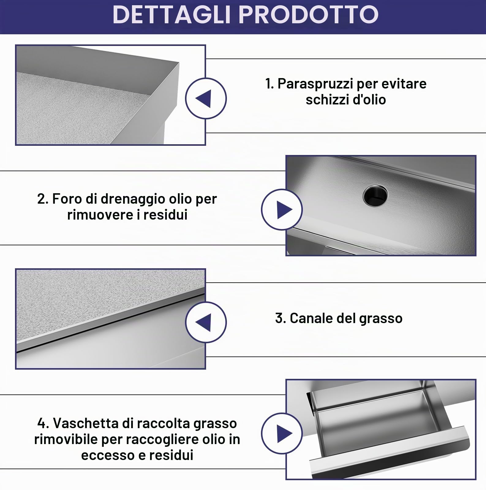 Piastra Elettrica Professionale Griglia BBQ Grill In Acciaio Inox da banco 3000 W 220-240 V Piastra Elettrica Commerciale con Certificazione CE
