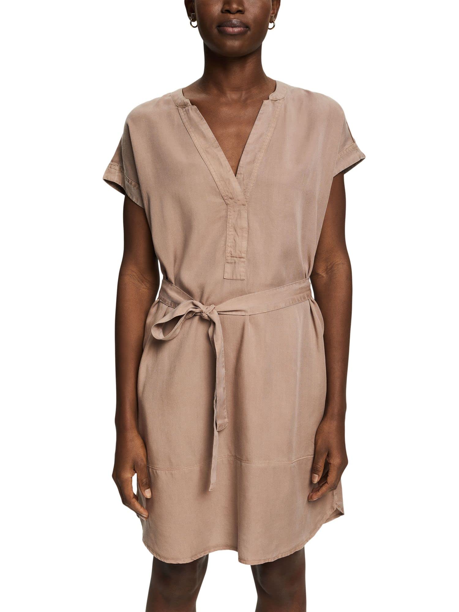 Esprit Women's 032EE1E303 Dress, 240/TAUPE, Normal