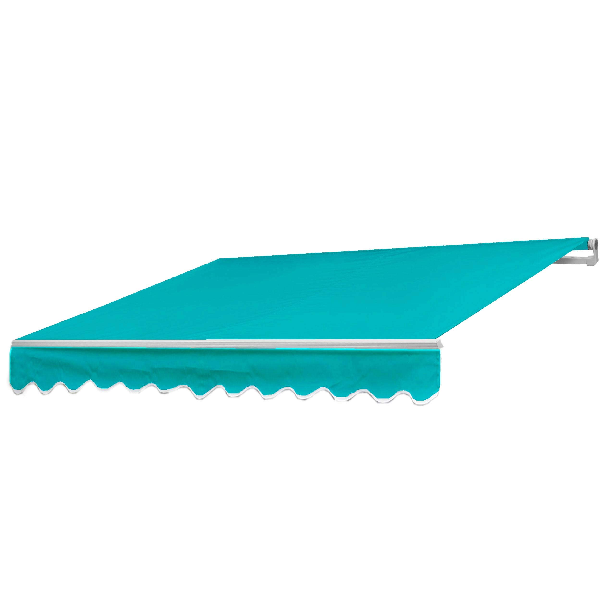 Mendler Alu-Markise T792 5x3m - Polyester Türkis