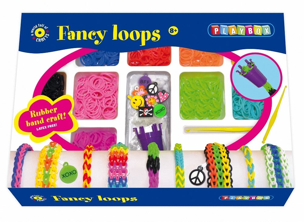 * Playbox - Craft set Loops (Loom Bands) - 600