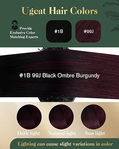Miniatura 5 de Ugeat - Extensiones de cabello humano real, con clip, 710 unidades, 4.23 onzas