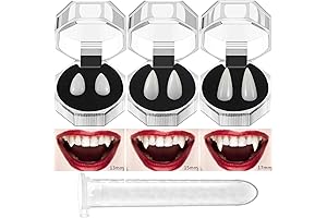 VOVEA Vampire Teeth Fangs, Realistic Teeth Halloween