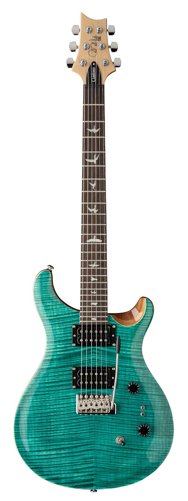 PRS SE Custom 24-08 Electric Guitar, Turquoise with Gig Bag by PRS - Used condition - US$689.69