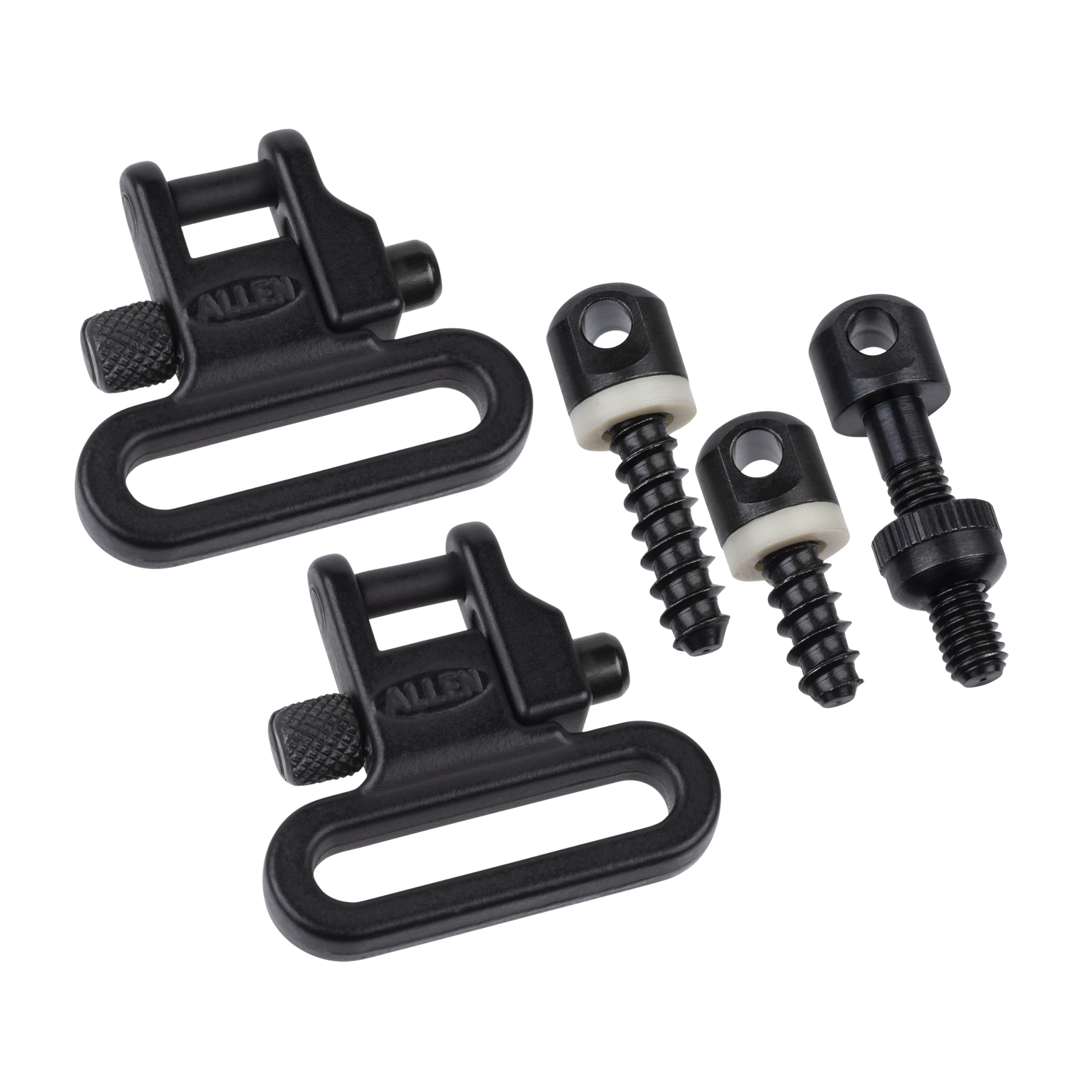 Allen Company Swivel Set for Bolt Action Rifles, fits 1" Slings , Black