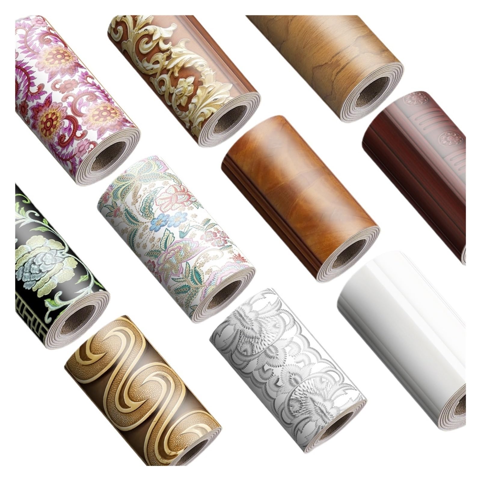 Frises murales autocollantes PVC YX-91 pour sublimer le salon et les plinthes de la maison