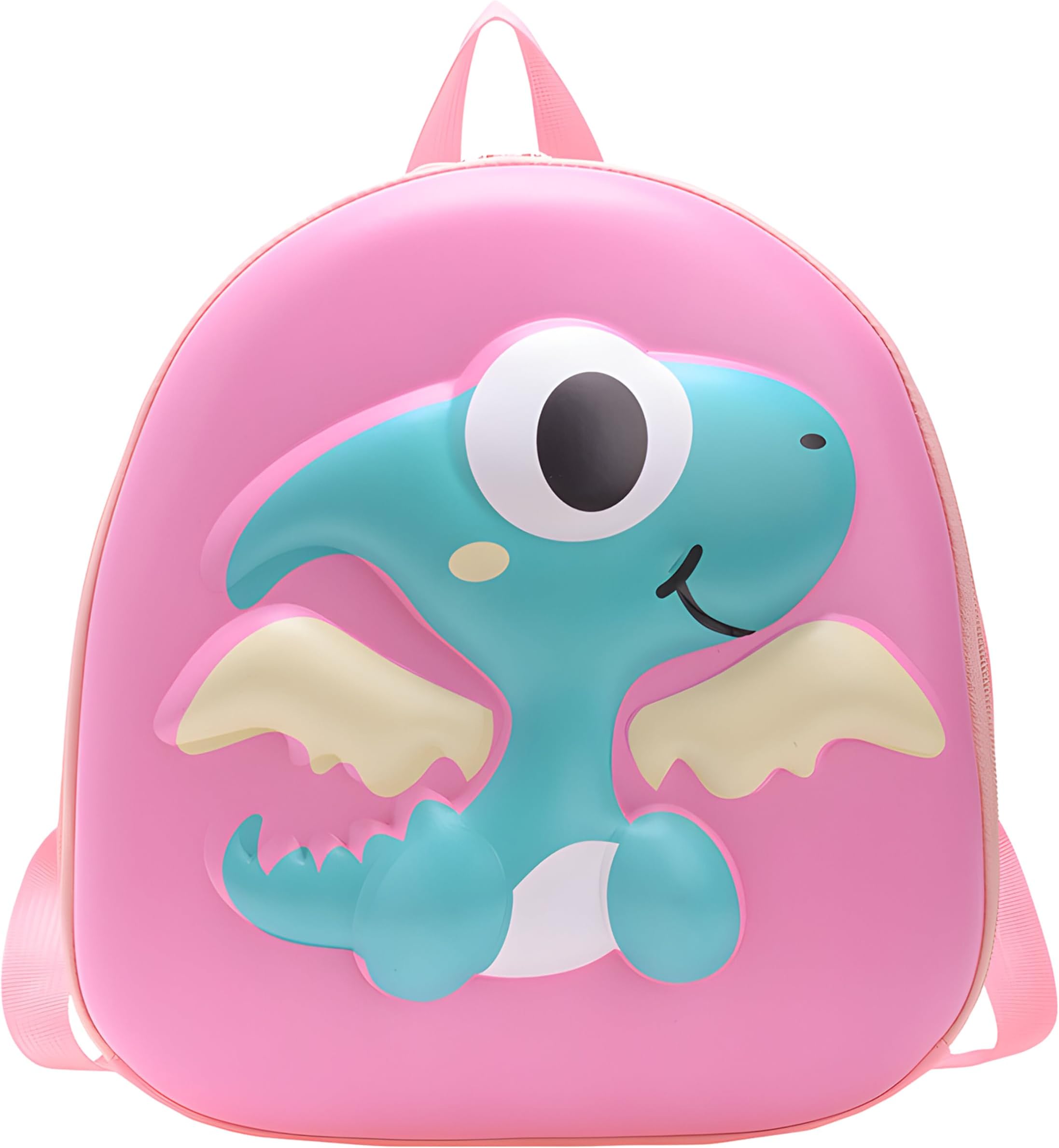 Bembika School Bag The Perfect Children Backpack and School Bags for Kids Compact Stylish Backpack for Kids Exceptional-Quality Kids Kindergarten Backpack and Travel Backpack- (Pterosaurs|Rosepink)