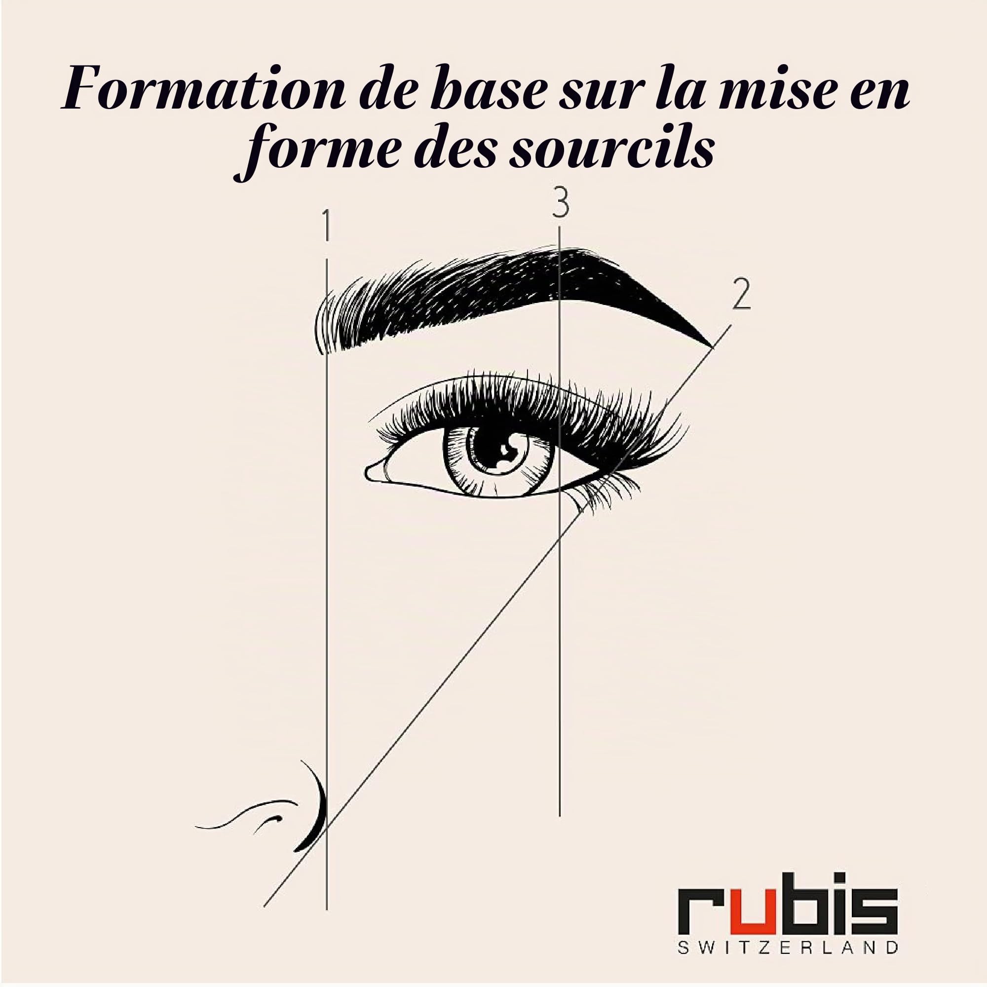 Rubis Pince à épiler classique Pro Grip, 1K102PG