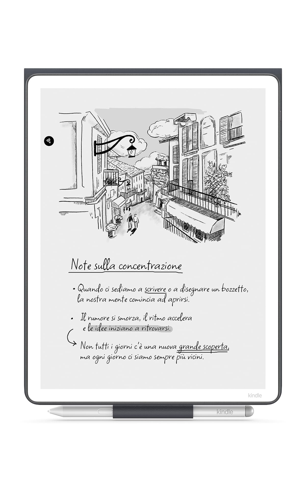 Nuova custodia per Amazon Kindle Scribe, con apertura a libro e aggancio magnetico, progettata per la sostenibilità, funzionale e protettiva | Materiali di origine vegetale